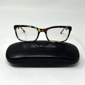 Third Culture LE 2006 5948 Brown Blue Confetti Eyeglasses Frame 51-19-135
